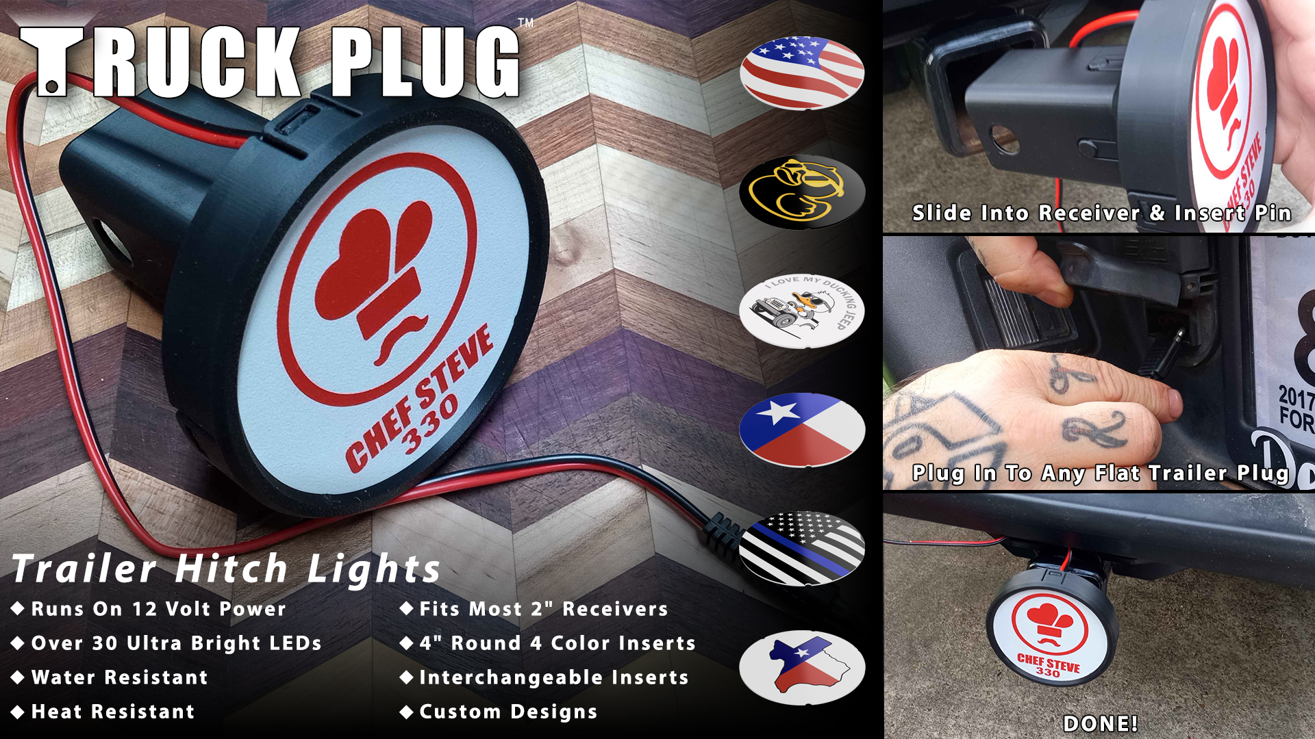 Truck Plug Hitch Light